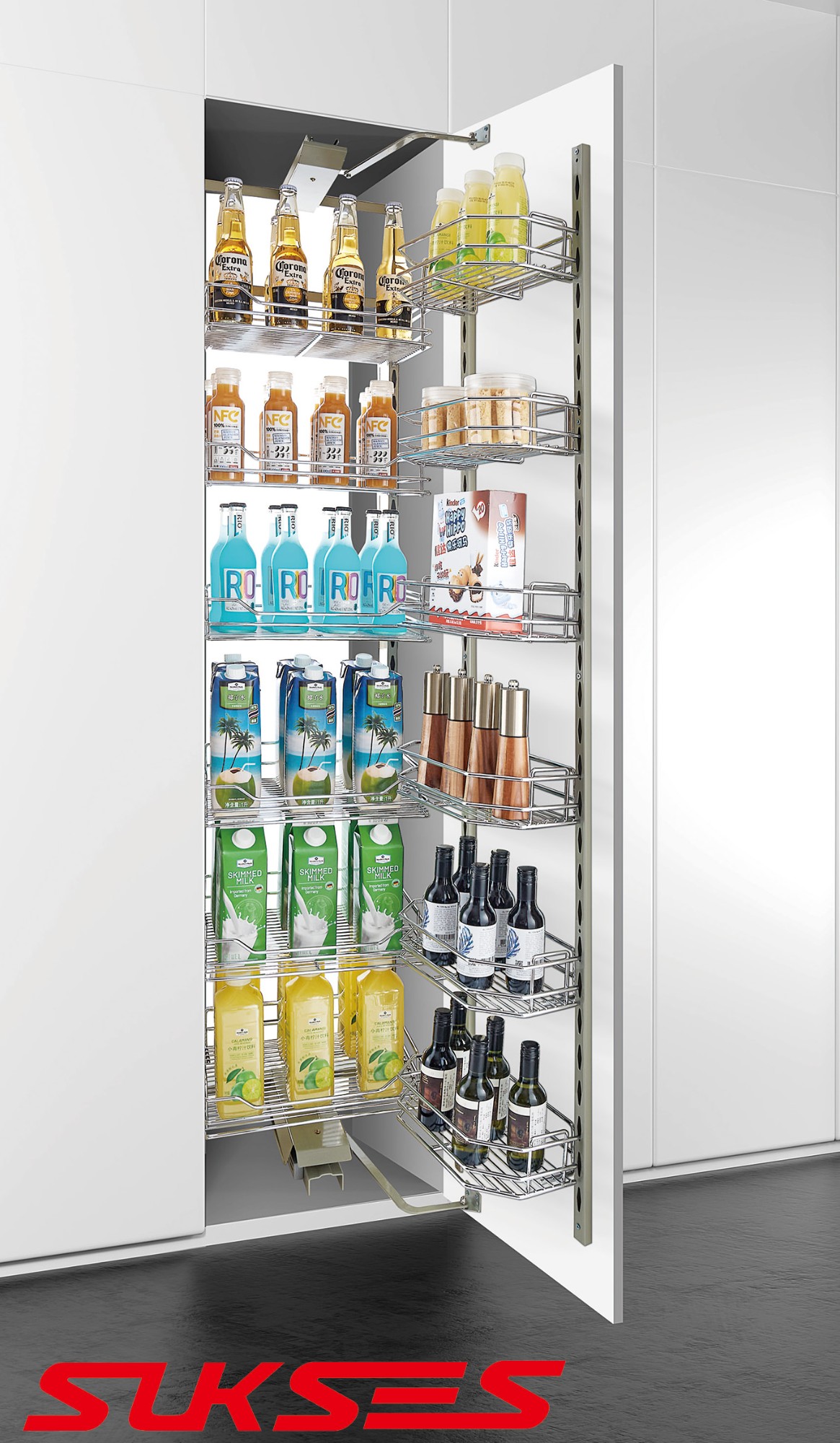 ROLL OUT PANTRY KITCHEN BASKET